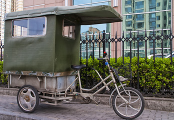 Image showing Beijing bike taxi.