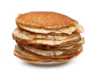 Image showing stack of pancakes