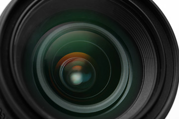 Image showing photo camera lens close-up