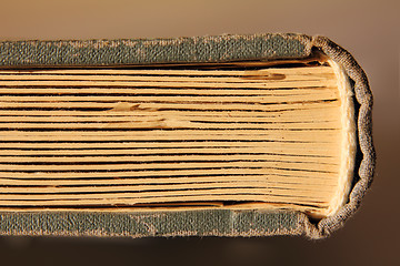 Image showing old book with cardboard pages