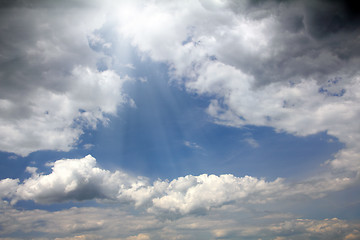 Image showing dramatic clouds