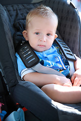 Image showing Baby in car seat 