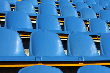 Image showing Stadium seats