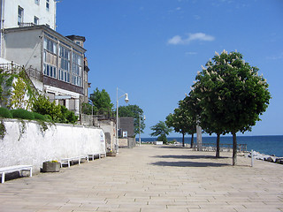Image showing The promenade of beauti