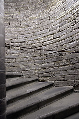Image showing dungeon with spiral staircase