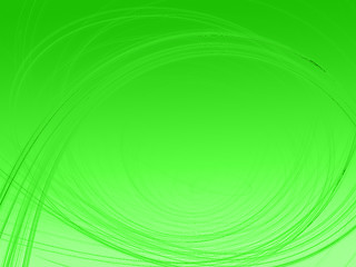 Image showing fractal image on gradient green background