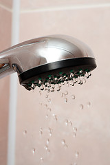 Image showing shower with dripping water