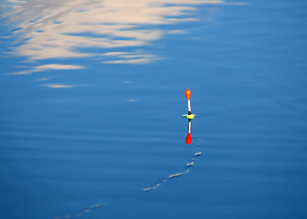 Image showing float on ripple water