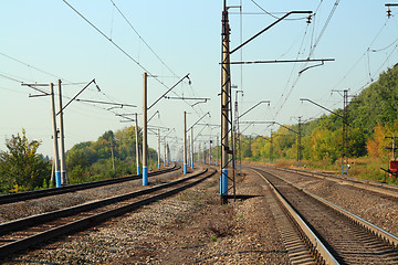 Image showing electric railway