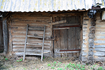 Image showing old abandoned wooden shed