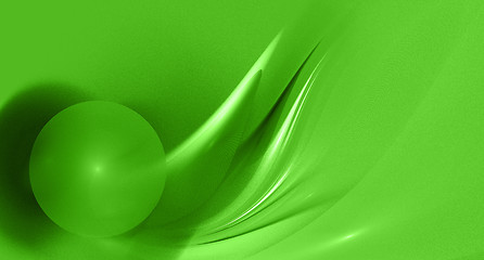 Image showing abstract green fractal image