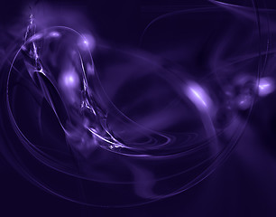 Image showing abstract blue fractal image