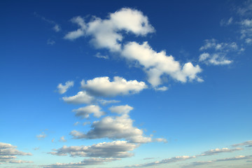 Image showing blue sky with clouds