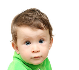 Image showing beauty small baby portrait