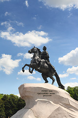 Image showing Peter 1 monument in Saint-petersburg