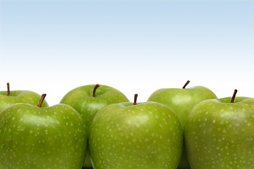 Image showing green apples