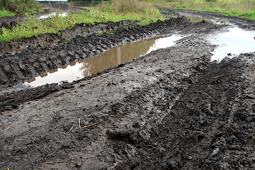 Image showing mud dirty road