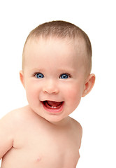 Image showing happy laughing baby