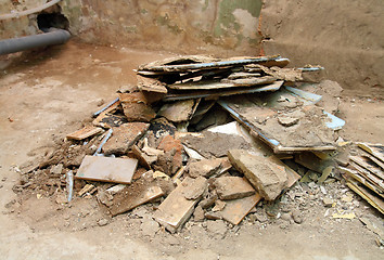 Image showing heap of built debris