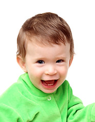 Image showing happy laughing baby