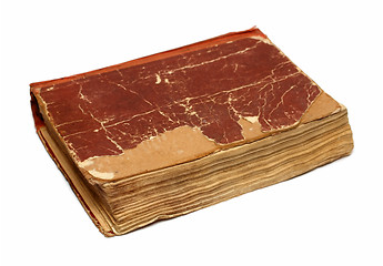 Image showing old damaged book