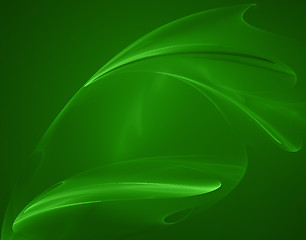 Image showing abstract green fractal image