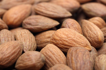 Image showing almond close-up background