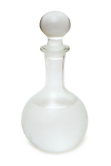 Image showing misted decanter with russian vodka