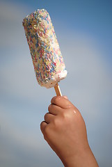Image showing icecream in hand