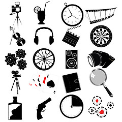 Image showing Various web icons