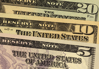 Image showing USA Banknotes