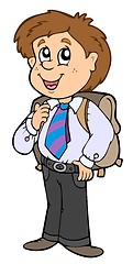 Image showing Boy in school uniform