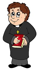 Image showing Happy priest