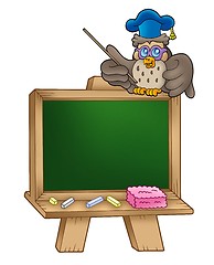 Image showing Owl lector in school