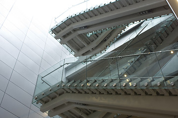 Image showing stair in modern building at daytime