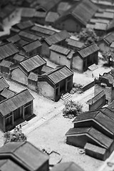 Image showing model of chinese village 