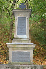 Image showing memorial stone