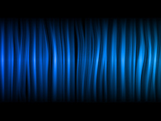 Image showing Abstract Blue Lines Background