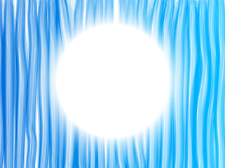 Image showing Abstract Blue Lines Background