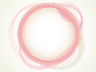 Image showing Abstract Pastel pink aqua circle