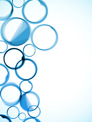 Image showing Abstract colorful circles background.