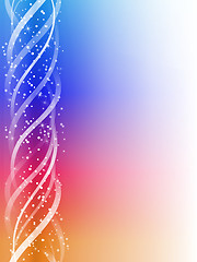 Image showing Colorful Glowing Lines Background. 