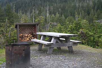 Image showing Picnic Area in Tongass National Forest