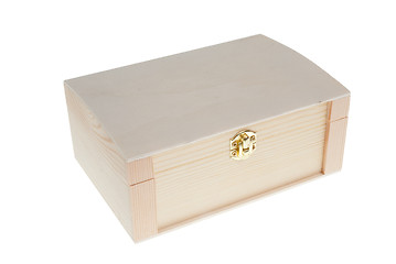 Image showing Small Wooden jewell box closed