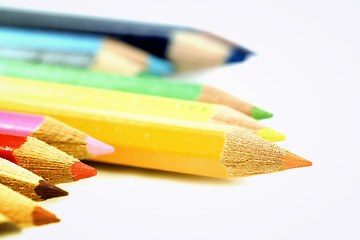 Image showing Close-up pencil.