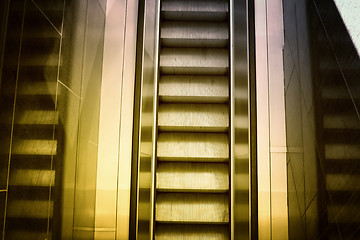 Image showing Escalators
