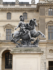 Image showing King Louis XIV statue