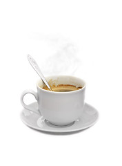 Image showing Hot natural coffee