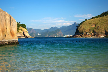 Image showing Crystalline sea beach in Niteroi, Rio de Janeiro, Brazil