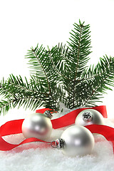 Image showing Christmas balls